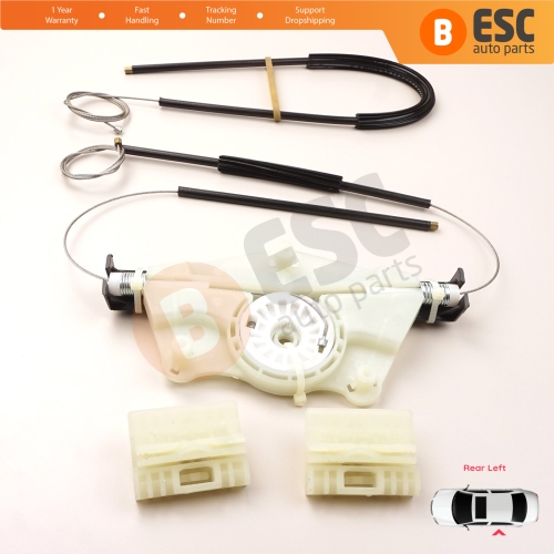 Power Window Regulator Repair Set Rear Left for VW Touareg MK1 7L Porsche Cayenne 9PA 955 957 2002-2010 7L0839461