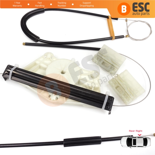 Power Window Regulator Repair Set Rear Right for VW Touareg MK1 7L Porsche Cayenne 9PA 955 957 2002-2010 7L0839462