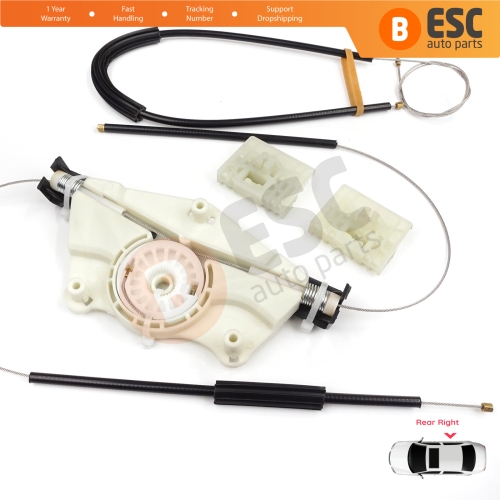 Power Window Regulator Repair Set Rear Right for VW Touareg MK1 7L Porsche Cayenne 9PA 955 957 2002-2010 7L0839462