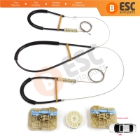 Window Regulator Repair Kit Front Left for Audi Q5 SQ5 8R 8RB 2008-2018 5-Door 8R0837461