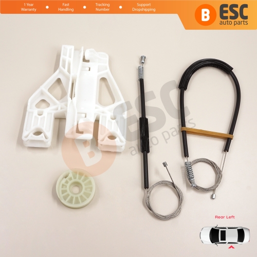 Window Regulator Repair Kit Rear Left for Audi Q5 SQ5 8R 8RB 2008-2018 5-Door 8R0839461