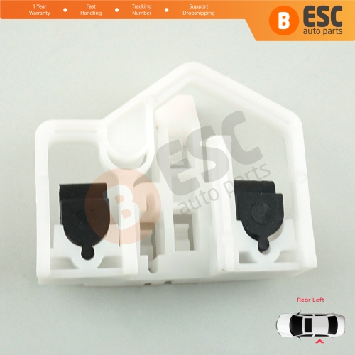 Window Regulator Repair Clips Rear Left Door for Ford Ecosport Brazil MK1 BV226 2003-2012 Fiesta Brazil 2002-2012