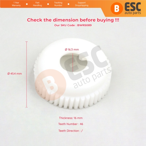 Electric Power Window Regulator Motor Repair Gear for Mercedes E Class W210 S210 1995-2003