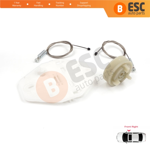 Window Regulator Repair Kit Front Right for Renault Dacia Logan MK1 LS FS KS US 2004-2012 8200901102