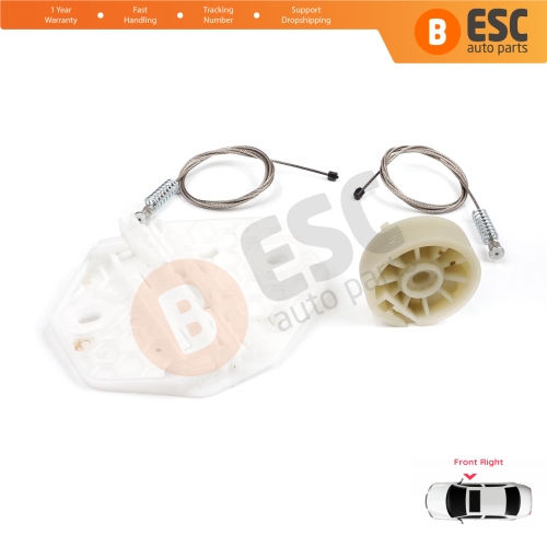 Window Regulator Repair Kit Front Right for Renault Dacia Logan MK1 LS FS KS US 2004-2012 8200901102