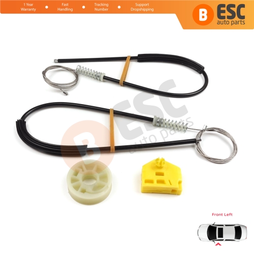 Window Regulator Repair Kit Left Door for Renault Master MK3 Vauxhall Opel Movano B Nissan NV400 X62 Interstar 807210008R