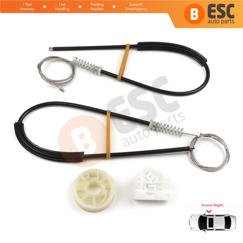 Window Regulator Repair Kit Right Door for Renault Master MK3 Vauxhall Opel Movano B Nissan NV400 X62 Interstar 807200008R