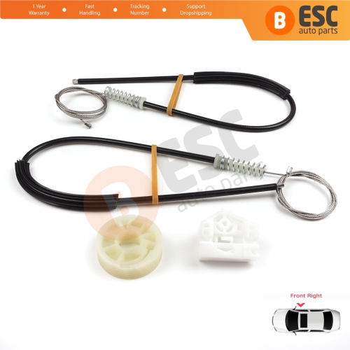 Window Regulator Repair Kit Right Door for Renault Master MK3 Vauxhall Opel Movano B Nissan NV400 X62 Interstar 807200008R