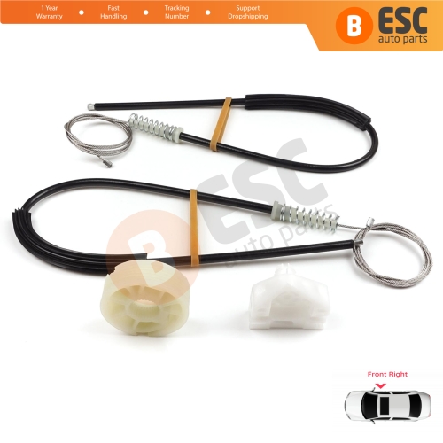 Window Regulator Repair Kit Right Door for Renault Master MK3 Vauxhall Opel Movano B Nissan NV400 X62 Interstar 807200008R