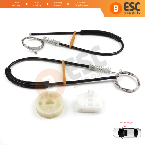 Window Regulator Repair Kit Right Door for Renault Master MK3 Vauxhall Opel Movano B Nissan NV400 X62 Interstar 807200008R