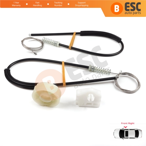 Window Regulator Repair Kit Right Door for Renault Master MK3 Vauxhall Opel Movano B Nissan NV400 X62 Interstar 807200008R