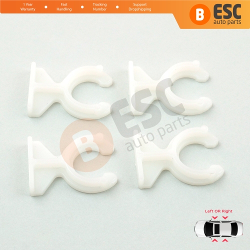 Window Regulator Guide Bracket Fixer Clips for Fiat Albea Siena Palio Doblo Panda Ducato Trafic 2 Vivaro A Iveco Romeo 147