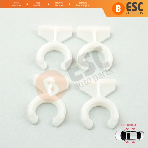 Window Regulator Guide Bracket Fixer Clips for Fiat Albea Siena Palio Doblo Panda Ducato Trafic 2 Vivaro A Iveco Romeo 147