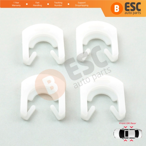 Door Lock Clips Fixer Bracket for Peugeot 106 306 405 406 Citroen AX Saxo ZX XM 915953
