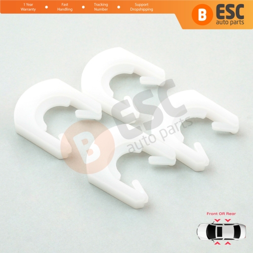 Door Lock Clips Fixer Bracket for Peugeot 106 306 405 406 Citroen AX Saxo ZX XM 915953