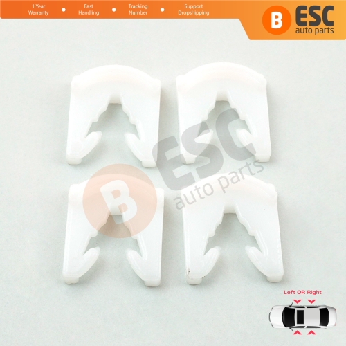 Window Regulator Guide Bracket Fixer Clips for Fiat Tempra 159 Tipo 160 Alfa Romeo 155 7595321 7595322