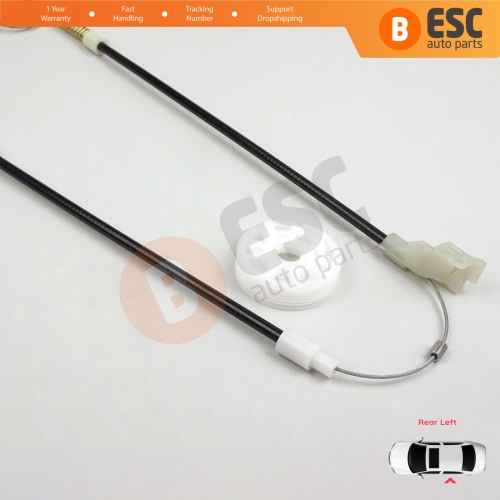 Power Window Regulator Repair Set Rear Left Door for VW Golf MK3 1H1 1H5 1991-1998 5-Door Vento Jetta 1H2 1992-1999 1H4839461A