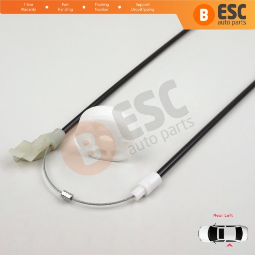 Power Window Regulator Repair Set Rear Left Door for VW Golf MK3 1H1 1H5 1991-1998 5-Door Vento Jetta 1H2 1992-1999 1H4839461A