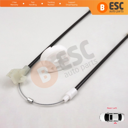 Power Window Regulator Repair Set Rear Left Door for VW Golf MK3 1H1 1H5 1991-1998 5-Door Vento Jetta 1H2 1992-1999 1H4839461A