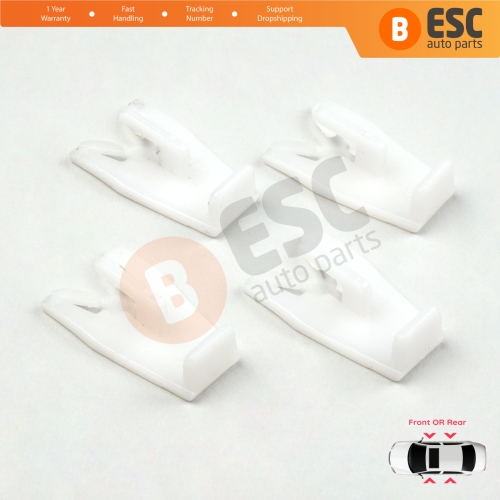 Window Regulator Guide Bracket Fixer Clips for Renault 19 X53 B/C53 D53 L53 S53 1988-2003 7700784690