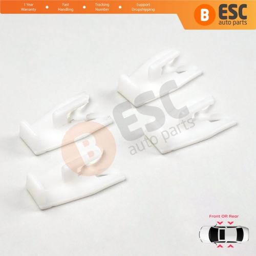 Window Regulator Guide Bracket Fixer Clips for Renault 19 X53 B/C53 D53 L53 S53 1988-2003 7700784690