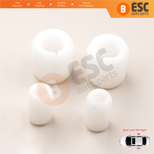 2 Sets Rear Movable Glass Pin Peg Dowel Spacer Retaining Clips 6N0839511 22687062 for VW Skoda Seat Audi Ford Lincoln Jaguar