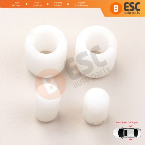 2 Sets Rear Movable Glass Pin Peg Dowel Spacer Retaining Clips 6N0839511 22687062 for VW Skoda Seat Audi Ford Lincoln Jaguar