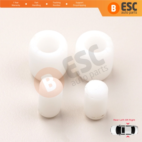 2 Sets Rear Movable Glass Pin Peg Dowel Spacer Retaining Clips 6N0839511 22687062 for VW Skoda Seat Audi Ford Lincoln Jaguar