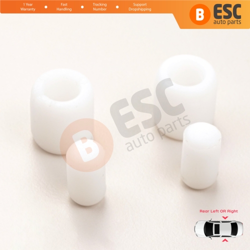 2 Sets Rear Movable Glass Pin Peg Dowel Spacer Retaining Clips 6N0839511 22687062 for VW Skoda Seat Audi Ford Lincoln Jaguar