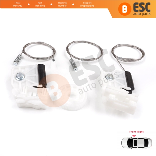 Window Regulator Repair Kit Front Right for Kia Ceed MK1 ED 2006-2012 5-Door 824801H030