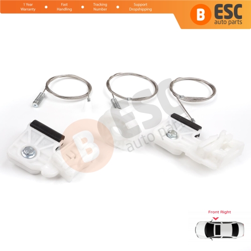 Window Regulator Repair Kit Front Right for Kia Ceed MK1 ED 2006-2012 5-Door 824801H030