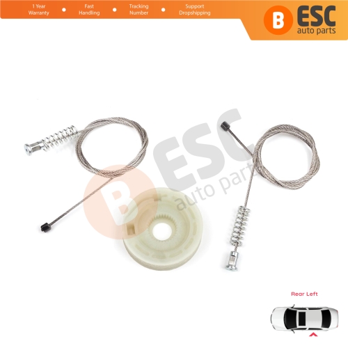 Window Regulator Repair Kit Rear Left Door for Ford Focus MK1 4/5 Door Hatchback Sedan Estate Wagon 1138204