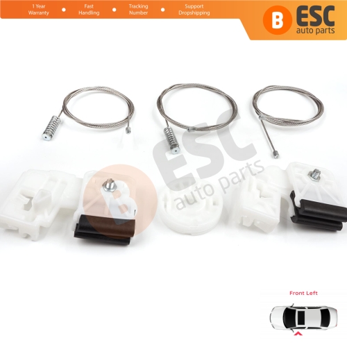 Window Regulator Repair Kit Front Left for Kia Ceed MK1 ED 2006-2012 5-Door 824801H020