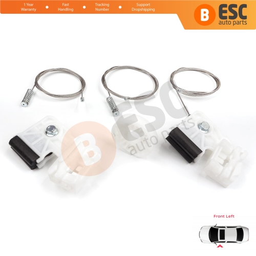 Window Regulator Repair Kit Front Left for Kia Ceed MK1 ED 2006-2012 5-Door 824801H020