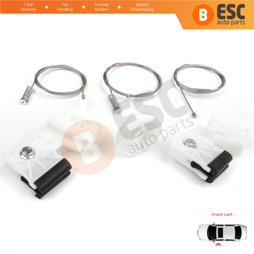 Window Regulator Repair Kit Front Left for Kia Ceed MK1 ED 2006-2012 5-Door 824801H020