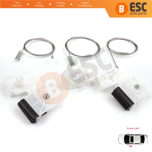Window Regulator Repair Kit Front Left for Kia Ceed MK1 ED 2006-2012 5-Door 824801H020
