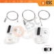 Window Regulator Repair Kit Front Left for Kia Ceed MK1 ED 2006-2012 5-Door 824801H020