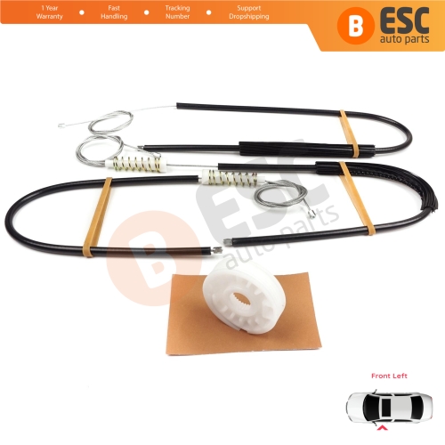 Window Regulator Repair Kit Front Left for Audi A8 S8 Quattro MK2 D3 4E 4E2 4E8 2002-2010 4E0837461B