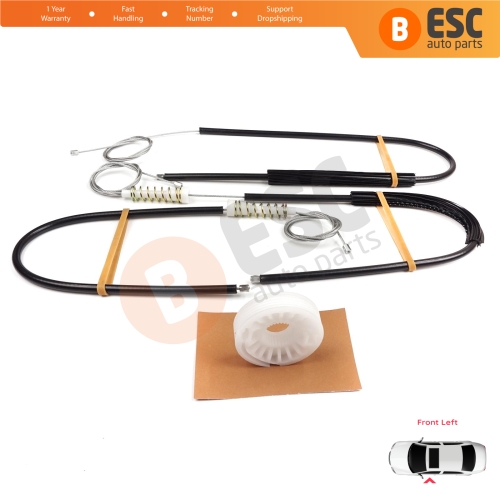 Window Regulator Repair Kit Front Left for Audi A8 S8 Quattro MK2 D3 4E 4E2 4E8 2002-2010 4E0837461B