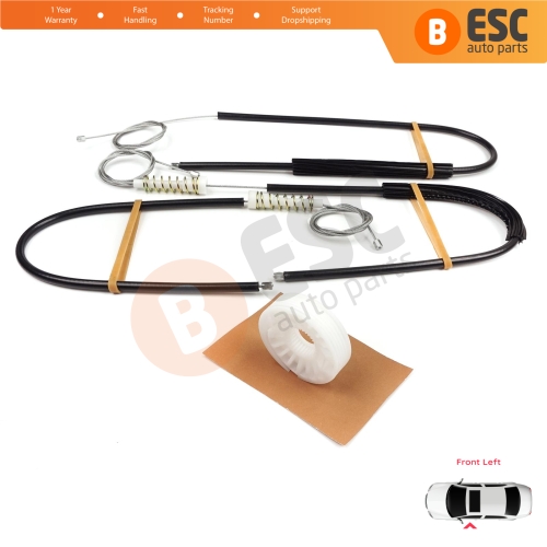 Window Regulator Repair Kit Front Left for Audi A8 S8 Quattro MK2 D3 4E 4E2 4E8 2002-2010 4E0837461B