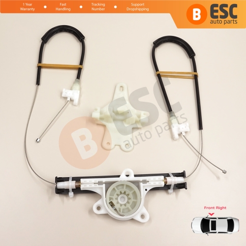 Window Regulator Repair Kit Front Right for Nissan Terrano 2 R20 Serena 1 C23 Vito W638 Maverick UDS UNS 807000F010