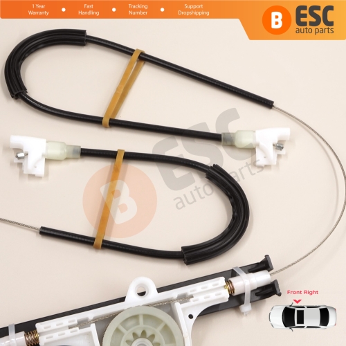 Window Regulator Repair Kit Front Right for Nissan Terrano 2 R20 Serena 1 C23 Vito W638 Maverick UDS UNS 807000F010