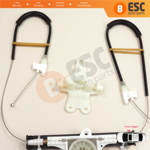 Window Regulator Repair Kit Front Right for Nissan Terrano 2 R20 Serena 1 C23 Vito W638 Maverick UDS UNS 807000F010