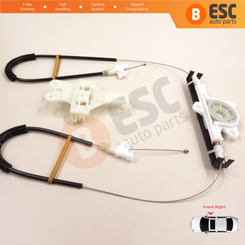 Window Regulator Repair Kit Front Right for Nissan Terrano 2 R20 Serena 1 C23 Vito W638 Maverick UDS UNS 807000F010