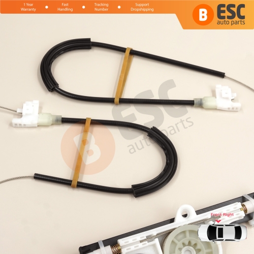 Window Regulator Repair Kit Front Right for Nissan Terrano 2 R20 Serena 1 C23 Vito W638 Maverick UDS UNS 807000F010