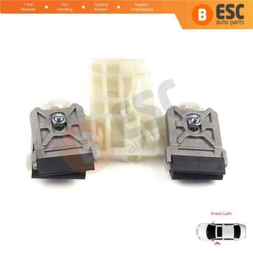 Window Regulator Repair Clips Front Left for Skoda Fabia MK2 5J MG 542 545 2006-2014 5-Door 5J1837401