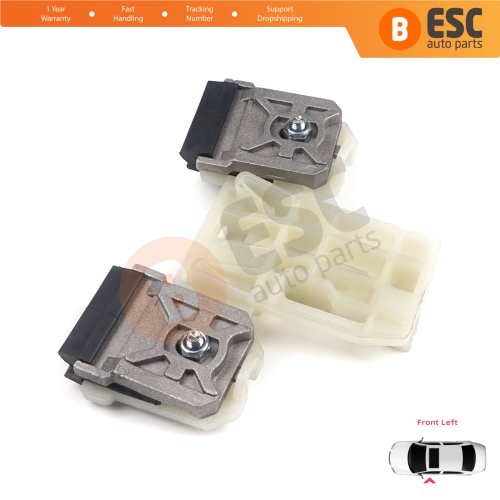 Window Regulator Repair Clips Front Left for Skoda Fabia MK2 5J MG 542 545 2006-2014 5-Door 5J1837401