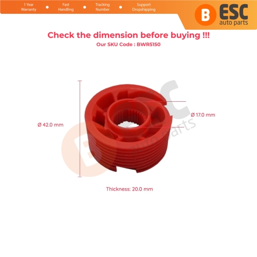 Window Regulator Repair Wheel for DAF CF85/95 2002-On