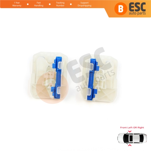 Window Regulator Repair Clips 1+2 Front Door for Audi A4 S4 B8 Q7 MK1 4L Skoda Octavia MK3 5E 4/5 Door