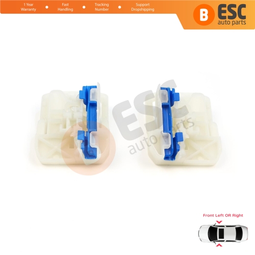 Window Regulator Repair Clips 1+2 Front Door for Audi A4 S4 B8 Q7 MK1 4L Skoda Octavia MK3 5E 4/5 Door
